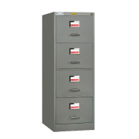 ราคา PRESIDENT ตู้เก็บเอกสารและแฟ้มแขวน 4 ลิ้นชัก มอก.63-2560 FC704 สีเทา (12660292)