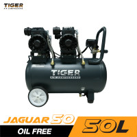 ราคา TIGER ปั๊มลม Oil free 1390W. x 2 มอเตอร์ 50 ลิตร JAGUAR-50 (12655141)