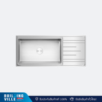 ราคา EVE ซิงค์ล้างจานสแตนเลส 1 หลุม 1 ที่พักจาน รุ่น DELTA 1160/500 LH (12661983)