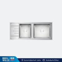 ราคา EVE ซิงค์ล้างจานสแตนเลส 2 หลุม 1 ที่พักจาน รุ่น DELTA 1200/500 RH (12661996)