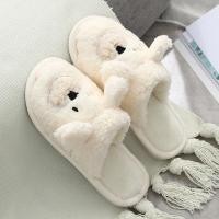 ราคา The Simple Home รองเท้าใส่ในบ้าน สลิปเปอร์ แตะลายหมาน้อย ขนนุ่ม ใส่สบาย WH ขาว S 36-37 (12660760)