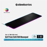 ราคา SteelSeries QcK Prism Cloth Gaming Mousepad แผ่นรองเม้าส์เกมมิ่ง RGB ผิว Control #Qoomart XL (12498641)
