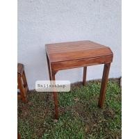 ราคา Naijanshop ชุดโต๊ะสนาม เก้าอี้ม้านั่ง ชุดโต๊ะกินข้าว ขนาดโต๊ะ 60x63 สูง 77 ขนาดเก้าอี้ 27x37x50 ซม. โต๊ะ (12565252)