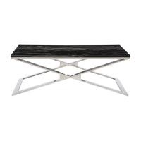 ราคา Index Living Mall Official Store โต๊ะกลางหินอ่อน รุ่น ซาสซารี/P 130 ซม. - สีดำ (10200481)