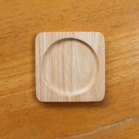 ราคา PK Furniture ที่รองแก้วไม้ยางพารา แบบสี่เหลี่ยม (10851472)