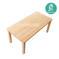ราคา PK โต๊ะกลางโซฟาไม้ยางพารา ผืนผ้า ขนาด 60 x 80 x 35 cm. (10851613)