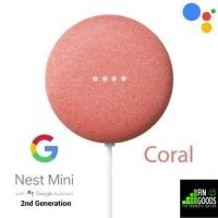 ราคา FinGoods Google Nest Mini (2nd Generation) ลำโพงสั่งงานด้วยเสียง ผู้ช่วยอัจฉริยะในบ้าน Pink (12111512)