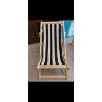 ราคา Pathanasilp เก้าอี้พักผ่อน เก้าอี้ชายหาด เตียงชายหาด ไม้ยางพาราพับเก็บได้ ปรับเอนได้ 3 ระดับ Size ใหญ่ สีดำ (12537015)