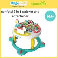 ราคา Spuddies รถหัดเดินเด็ก confetti 2 in 1 walker and entertainer (12635665)