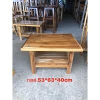 ราคา Nobpha9 โต๊ะไม้สักแท้ โต๊ะตั้งของ normal (12664187)