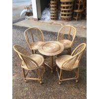 ราคา Nobpha9 โต๊ะหวายแท้ เก้าอี้หวายแท้ เก้าอี้หวายแท้ (12664022)