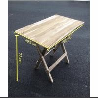 ราคา Nobpha9 โต๊ะพับปิกนิกขาสูงไม้สักแท้ งานไม้สักดิบ normal (12664190)