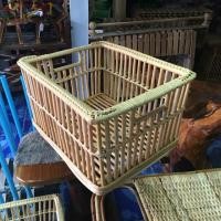 ราคา Nobpha9 ตระกร้าหวายแท้ ตระกร้าจักรยาน ตะกร้ามอเตอร์ไซค์ normal (12664694)