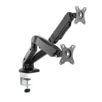 ราคา Manhattan แขนจับจอ LCD 17"- 32" Aluminum Gas Spring Dual Monitor Desk Mount รองรับ 9 กก. VESA Support ขาตั้งจอ (12667049)