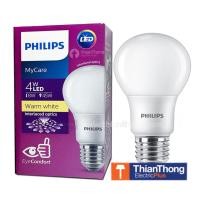 ราคา Philips หลอดไฟ ฟิลิปส์ LED Bulb รุ่น MyCare 4W (WarmWhite) Philips MyCare LED Bulb E27 WW 4W (10121948)