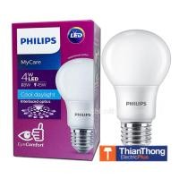 ราคา Philips หลอดไฟ ฟิลิปส์ LED Bulb รุ่น MyCare 4W (Daylight) Philips MyCare LED Bulb E27 DL 4W (10121949)