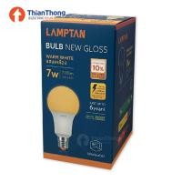 ราคา Lamptan หลอดไฟ LED Bulb 7W E27 แลมป์ตั้น รุ่น NEW Gloss แสงเหลือง WarmWhite 7W (10123708)
