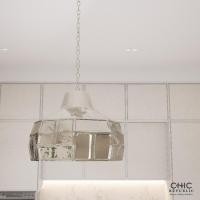 ราคา Chic Republic โคมไฟติดเพดาน รุ่น GENNARO1Pendant W36 X D36 X H25 CM นิกเกิล (10127709)