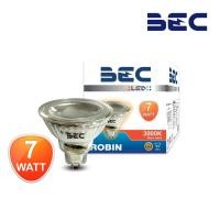 ราคา BEC หลอดไฟ LED MR16 ขนาด 7W 220V ขั้วหลอด G5.3 รุ่น ROBIN-1 แสงวอร์ม (3000K) (10310791)