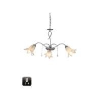 ราคา HI-TEK โคมไฟห้อยเพดาน VERONA COLLECTION 3 ช่อ 220V E14 (10511063)