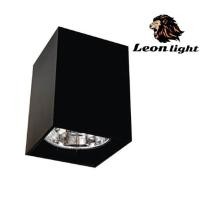 ราคา Leon Light โคมไฟดาวน์ไลท์ติดลอย ทรงเหลี่ยม ขนาด 4 นิ้ว 13.5x13.5x19 cm. สีดำ (10558621)