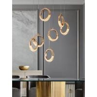 ราคา Shira_Lighting โคมไฟแหวน วัสดุทำจากอคิลิคแก้ว สแตนเลสสีโรสโกล SL014 3 วง (10710562)