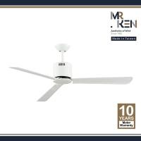 ราคา MR.KEN พัดลมเพดาน รุ่น SPIN ABS DC 52นิ้ว สีขาว + รีโมท DC1 DR (มีท่อ) WH-WHITE (11053116)