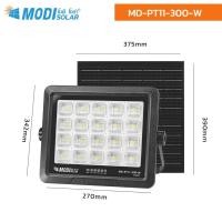 ราคา MODI ไฟสปอร์ตไลท์ โซล่าเซลล์ รุ่น MD-PT11 100W 200W 300W 300W (12014267)