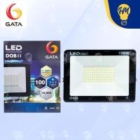 ราคา GATA สปอรต์ไลท์ LED 50w. 100w. แสงขาว/แสงวอร์ม โคมไฟสปอร์ตไลท์ LED โคมไฟฟลัดไลท์ LED Floodlight ขาว Daylight 100w (12112896)