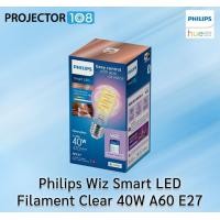 ราคา Philips Wiz Smart LED Filament Clear 40W Full color smart bulb A60 E27 (12124860)
