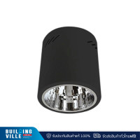 ราคา bec ดาวน์ไลท์ติดลอย dj401/black e27 สีดำ กลม (fg-bec0150) (12197132)