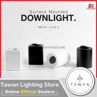 ราคา SL โคมไฟดาวน์ไลท์ติดลอย ขั้วหลอด MR16 GU5.3 Square สี่เหลี่ยม White สีขาว (12349779)