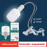 ราคา Super LED KKsafe ถูกสุด!! หลอดไฟ หลอดไฟตุ้ม LED ขั้วE27 10W/15W/20W/25W/35W/45W/65W (แสงขาว) หลอดประหยัดไฟ ถนอมนวลตา 65w+ขั้ว(แนะนำ28-32㎡ (12486705)