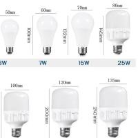 ราคา Super LED หลอดLED Bulb light หลอดไฟ LED 25W/35W/45W/65W แสงสีขาว ST-25W (12487231)