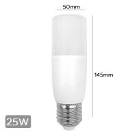 ราคา Super LED หลอดไฟทรงกระบอก LED STICK BULB แพ็ค 5 หลอด 10/15/20 วัตต์ ขั้วE27 แสงขาว Daylight 25W*5pcs (12487288)