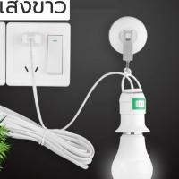 ราคา Super LED KKsafe หลอดไฟ LED Bulb 3w, 5w, 7w, 9w, 12w, 15w, 18w, 24w ขั้วE27 220V White,12w+ขั้ว(แนะนำ12㎡) (12487318)