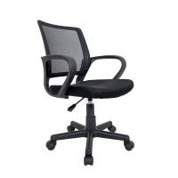 ราคา Index Living Mall Official Store เก้าอี้สำนักงานพนักพิงกลาง รุ่นซากุ สีดำ (11087944)