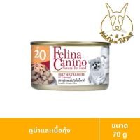 ราคา [MALETKHAO] Felina Canino (เฟลินา คานิโน) แบบโหล (12 กระป๋อง) อาหารเปียกสำหรับสุนัข ขนาด 85 กรัม No.20 (12279196)