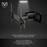 ราคา วรเนตร ไฮไฟ ขาแขวนทีวี 32"- 75" รุ่น PPS-63L แบบ Full Motion Multi-Arm TV Wall Mount, Max VESA 600 x 400 mm. (12541504)