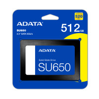 ราคา Adata เอสเอสดี SSD Adata SU650 SATA 6Gb/s 3D NAND 2.5" (520MBs/450MB/s) SU650 512GB (10951689)