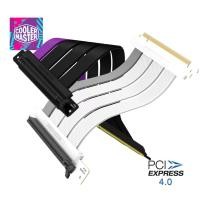 ราคา COOLER MASTER Riser Cable PCIe 4.0 x16 - Black / White 200mm,Black/ดำ (12017151)
