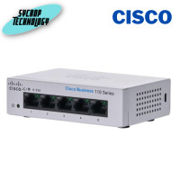 ราคา Cisco CBS110-5T-D-EU Switch Business 110 Series 5G ขาว (12014907)