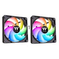 ราคา THERMALTAKE CT120 CT140 ARGB Sync PC Cooling Fan (2-Fan Pack) CT120 ARGB - BLACK (12015043)