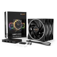 ราคา Be Quiet Light Wings ARGB PWM High-Speed 2500 RPM Fan Case 120mm / 140mm - Black 140mm 2200 Pack3 Hub (12017296)
