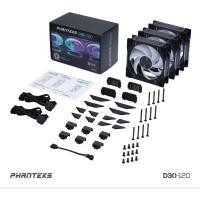 ราคา PHANTEKS D30-120 DRGB 3 x FAN BLACK,REGULAR และ REVERSED PACK 3 BLACK REVERSE (12017493)