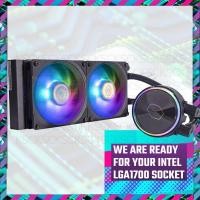 ราคา Cooler Master GEN12 MasterLiquid PL240 Flux CPU Cooler Dual Loop ARGB Pump คลาสสิก (12017336)