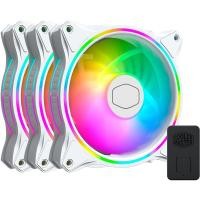 ราคา Cooler Master MasterMF120 Halo Duo-Ring ARGB Lighting 120mm coolermaster White สีขาว PACK3 (12024962)
