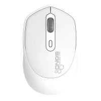 ราคา Signo Mouse BM 190 เมาส์บลูทูธไร้สาย ไร้เสียง Bluetooth & 2.4G Wireless Optical Mouse M221 ขาว (12025053)