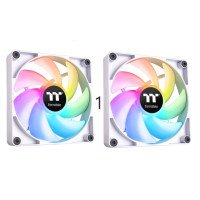 ราคา THERMALTAKE CT120 CT140 ARGB Sync PC Cooling Fan (2-Fan Pack) CT120 ARGB - WHITE (12015044)