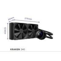 ราคา NZXT KRAKEN 240 / 280 LIQUID COOLING WITH LCD DISPLAY CPU COOLER rl-kn240-b1 - BLACK 240MM (12015118)